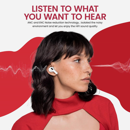 Auricolari In-ear Cuffie Tws Bluetooth Wireless V5.4 Custodia Lcd Touch Screen