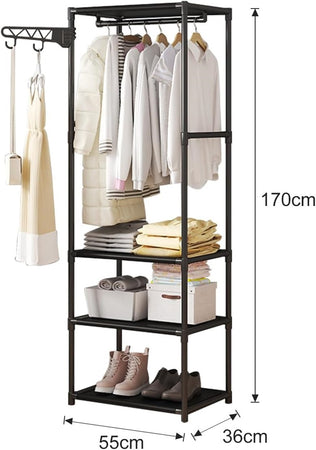 Organizer 3 Ripiani Scaffali Libreria Multiuso Organizzatore Casa Camera Armadio Negozio