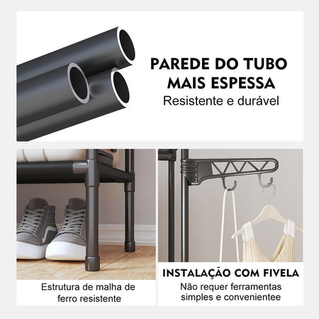 Organizer 3 Ripiani Scaffali Libreria Multiuso Organizzatore Casa Camera Armadio Negozio