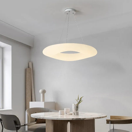 Lampadario A Sospensione Nordico Per Soggiorno Camera A Forma Di Anello Decorativo