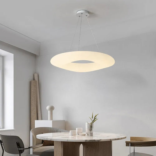 Lampadario A Sospensione Nordico Per Soggiorno Camera A Forma Di Anello Decorativo