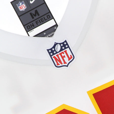 NIKE NFL Casacca Football Americano Uomo Nfl Game Road Jersey No 87 Kelce Kanchi White/original Team Colors da uomo