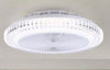 Lampadario Con Ventilatore Da Soffitto Plafoniera Led Telecomando Luce 3000-6500k 42217
