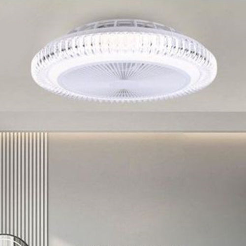 Lampadario Con Ventilatore Da Soffitto Plafoniera Led Telecomando Luce 3000-6500k 42217