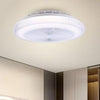 Plafoniera Soffitto Led Lampadario Con Ventilatore Telecomando Luce 3000-6500k 42279