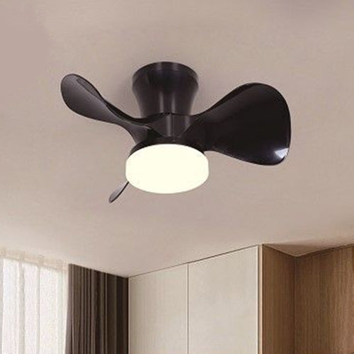 Lampadario Plafoniera Ventilatore Da Soffitto Led Ip20 Luce 3000-6500k Nero 42293