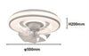 Plafoniera Soffitto Con Ventola Lampada Ventilatore Luce Led 3200k-6500k Ip20 33245