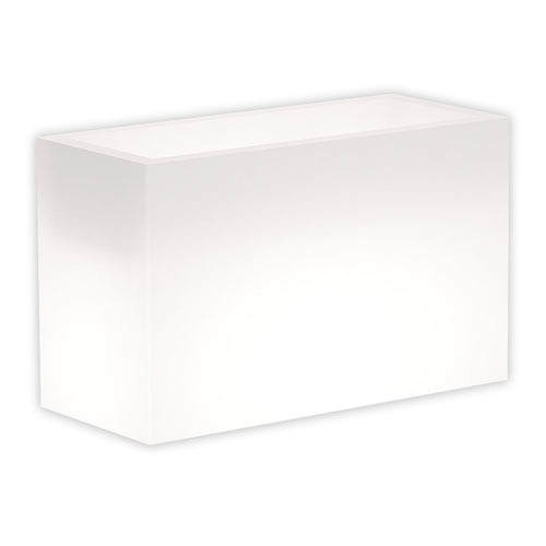 Vaso luminoso FlowerPot Bright con led decorazione Made in Italy per esterno