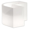 Vaso angolare FlowerPot Bright con led decorazione Made in Italy per esterno