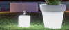 Vaso luminoso Gemma Bright rotondo con led lanterna decorazione Made in Italy per esterno