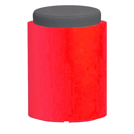 Poltroncina luminosa Round Bright rotonda con led pouf "Made in Italy" per esterno