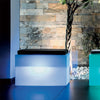 Poltroncina luminosa Roomy Bright con led pouf Made in Italy per esterno