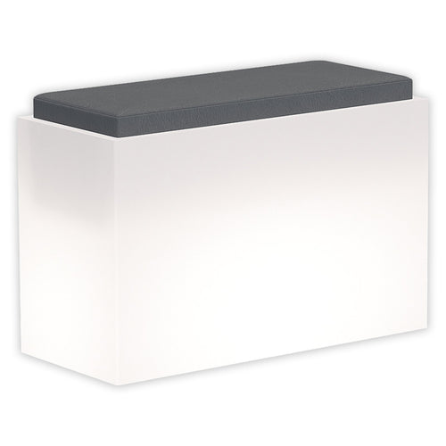 Poltroncina luminosa Roomy Bright con led pouf Made in Italy per esterno