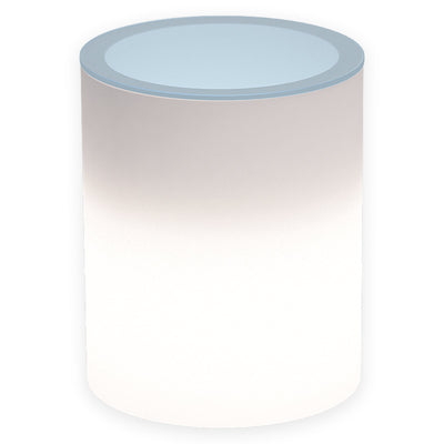 Tavolino Relax Bright con led luminosi con piano in vetro per esterno Made in Italy