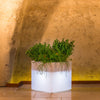 Vaso luminoso Cube per decorazione esterno e giardino Made in Italy