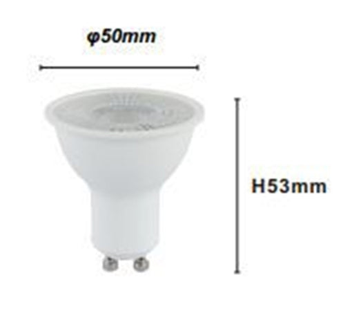 Lampadina A Led Lampada Attacco Gu10 7w 715lm Bianco Luce Naturale 4000k Ip20 00489