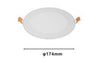 Pannello Led 12 Watt Da Incasso Rotondo Bianco ø174mm Luce 3000k-6500k Ip20 00038