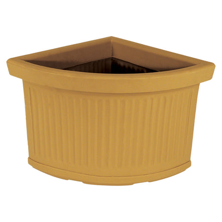 Vaso Angolare Millerighe in resina decorazione per fiori e piante "Made in Italy"