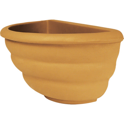 Vaso Gerla a parete Thea in resina per piante e fiori Made in Italy da esterno