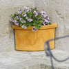 Vaso Angolare Millerighe in resina decorazione per fiori e piante Made in Italy