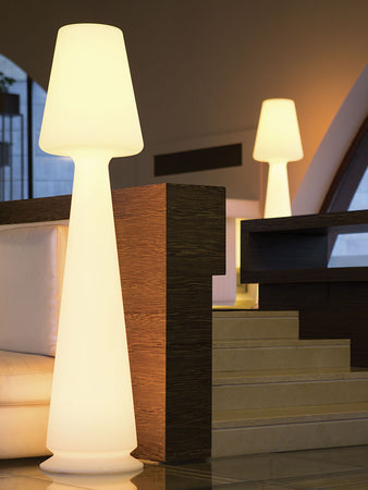 Lampada Chloe luminosa per interno ed esterno "Made in Italy" da h 165 cm