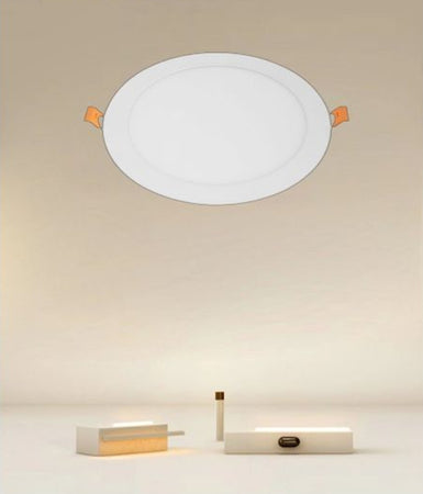 Pannello Led 18watt Da Incasso Rotondo Bianco ø225mm Luce 3000k-6500k Ip20 00045