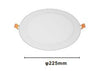 Pannello Led 18watt Da Incasso Rotondo Bianco ø225mm Luce 3000k-6500k Ip20 00045