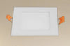 Pannello Led 6 Watt Da Incasso Quadrato Bianco 120mm Luce 3000k-6500k Ip20 00083