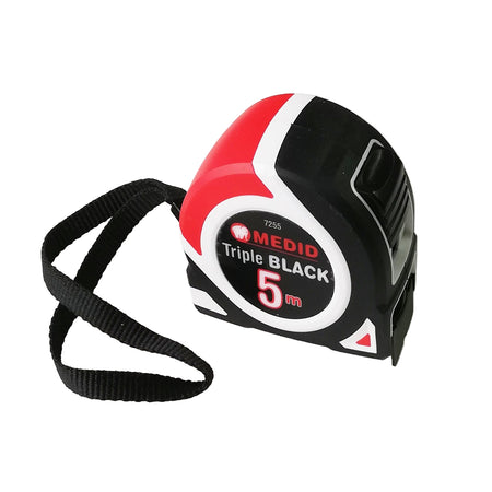 Medid 5mt flessometro tascabile triple black