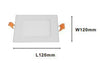 Pannello Led 6 Watt Da Incasso Quadrato Bianco 120mm Luce 3000k-6500k Ip20 00083