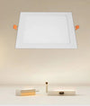 Pannello Led 18 Watt Da Incasso Quadrato Bianco 225mm Luce 3000k-6500k Ip20 00106
