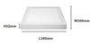 Plafoniera Led Da Soffitto 24w Luce 3000k-6500k Parete Quadrato Con Interruttore 00199