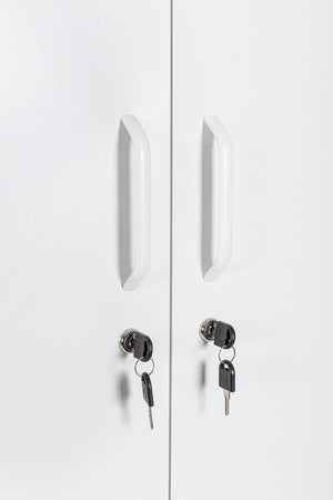 Armadio "Cambridge" in acciaio monocolore