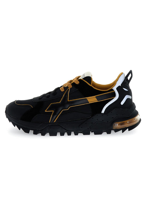 W6yz scarpe uomo Breeze 3-M suede gum fabbric Black - Zucca
2018612091A70