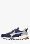 W6yz scarpe uomo BREEZE 3-M. - Sneakers in tessuto tecnico e suede - Navy 2018612103C52