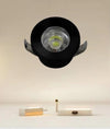 Faretto 1w Led Incasso A Soffitto Ip20 Nero Mini Spot Segnapassi Luce Fredda 00281