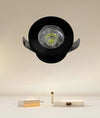 Faretto 1w Led Incasso A Soffitto Ip20 Nero Mini Spot Segnapassi Luce Calda 00304