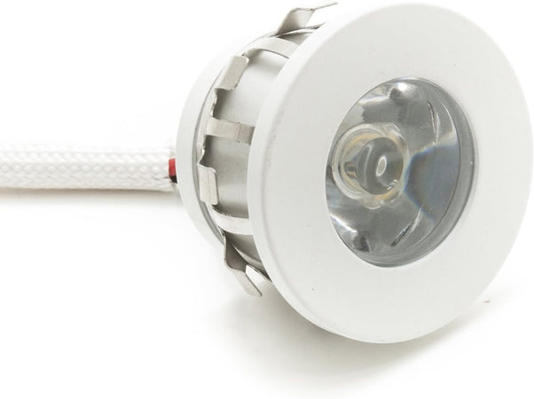 Faretto Led Incasso 1 Watt Bianco Punto Luce Segnapassi Luce Rossa Con Driver