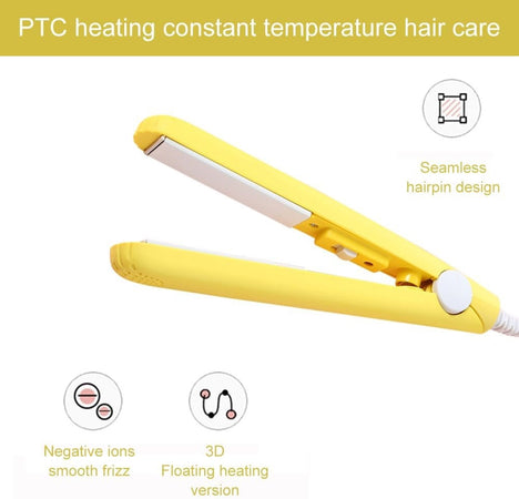 Mini Piastra Per Capelli 2 In 1 Portatile In Ceramica Tormalina Per Casa Salone