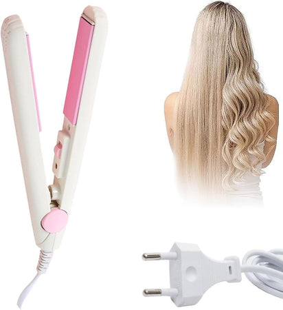 Mini Piastra Per Capelli 2 In 1 Portatile In Ceramica Tormalina Per Casa Salone