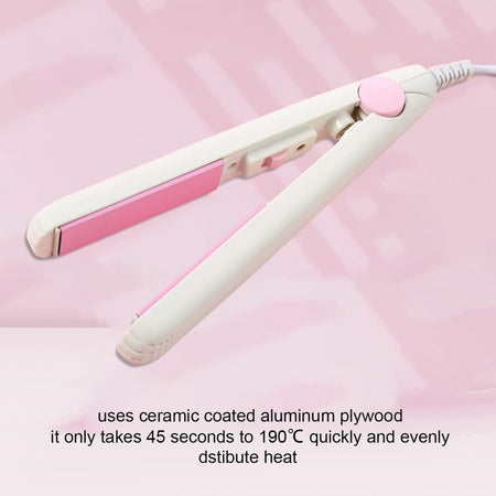 Mini Piastra Per Capelli 2 In 1 Portatile In Ceramica Tormalina Per Casa Salone