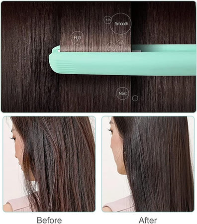 Mini Piastra Per Capelli 2 In 1 Portatile In Ceramica Tormalina Per Casa Salone