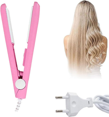 Mini Piastra Per Capelli 2 In 1 Portatile In Ceramica Tormalina Per Casa Salone