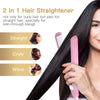 Mini Piastra Per Capelli 2 In 1 Portatile In Ceramica Tormalina Per Casa Salone
