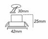 Faretto Lampada A Soffitto Led Diamante Effetto Cristallo 3w 5v Luce Rgb Ls16-rgb