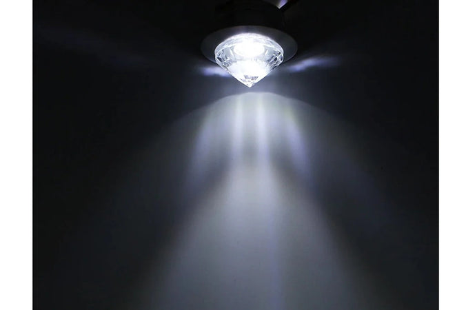 Faretto Lampada A Soffitto Led Diamante Effetto Cristallo 3w 5v Luce Rgb Ls16-rgb