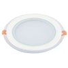 Pannello Led Incasso Luce 3000k-6500k 18w Tondo Am-cr-18 Con Bordo Traparente 00656