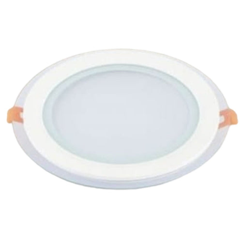 Pannello Led Incasso Luce 3000k-6500k 18w Tondo Am-cr-18 Con Bordo Traparente 00656