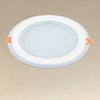 Pannello Led Incasso Luce 3000k-6500k 18w Tondo Am-cr-18 Con Bordo Traparente 00656