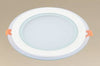 Pannello Led Incasso Luce 3000k-6500k 18w Tondo Am-cr-18 Con Bordo Traparente 00656